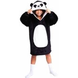 Cozy Noxxiez CH326 Panda - hřejivá televizní mikinová deka s kapucí pro děti 7 - 12 let